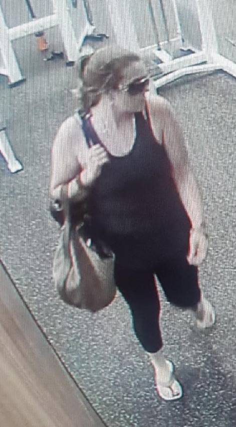 SUSPECT - Pictured here is the female suspect who is sought after she allegedly tried to defraud a Red Deer jewellery store with stolen credit cards. photo submitted
