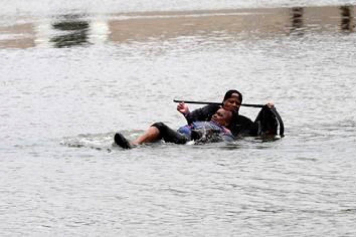 Hurricane Harvey has flooded parts of Texas. (Canadian Press photo)