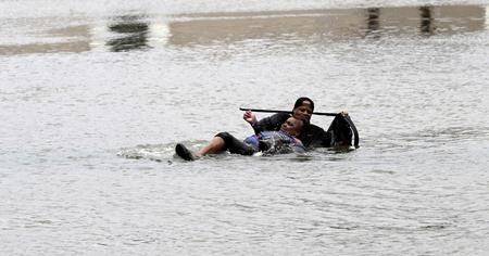 Hurricane Harvey has flooded parts of Texas. (Canadian Press photo)