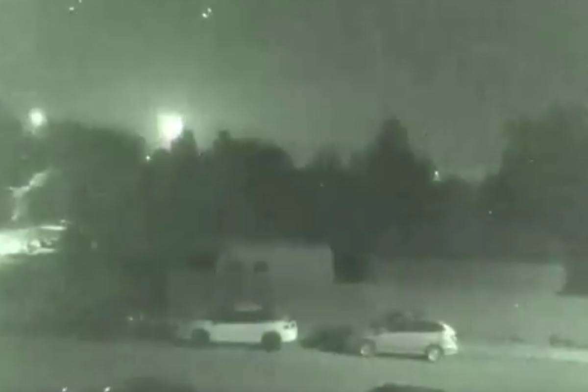 Fireball lights up B.C. Interior