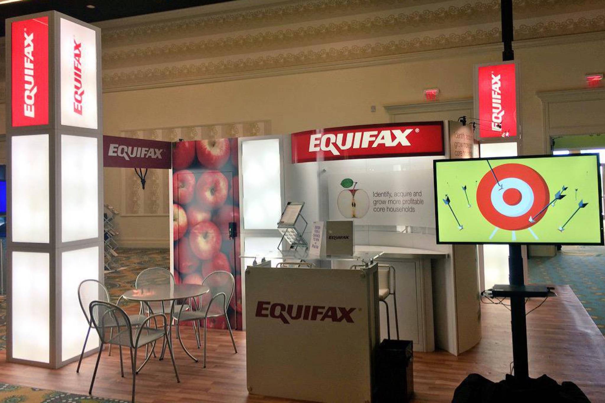 Equifax booth (@Equifax/Twitter)