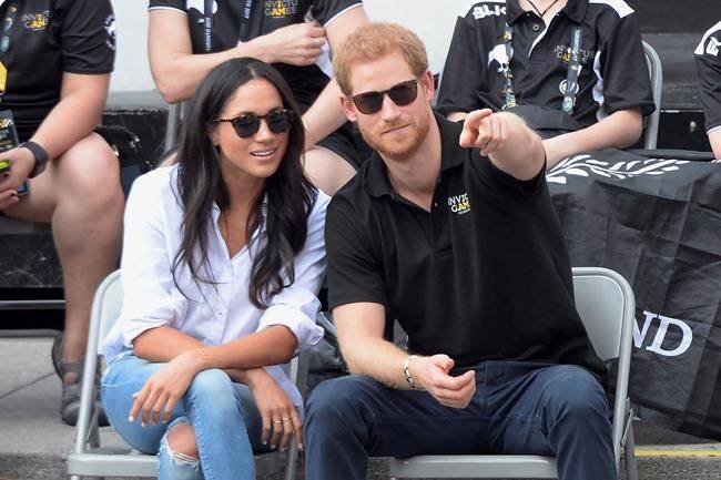 Prince Harry, Markle make first public appearance