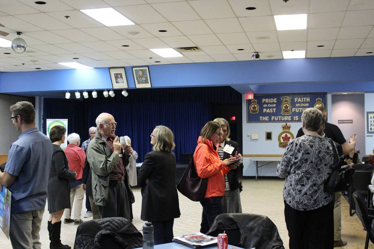 MEET AND GREET - Candidates for Red Deer City council met with the community during a meet and greet at the Red Deer Legion Tuesday night. Carlie Connolly/Red Deer Express