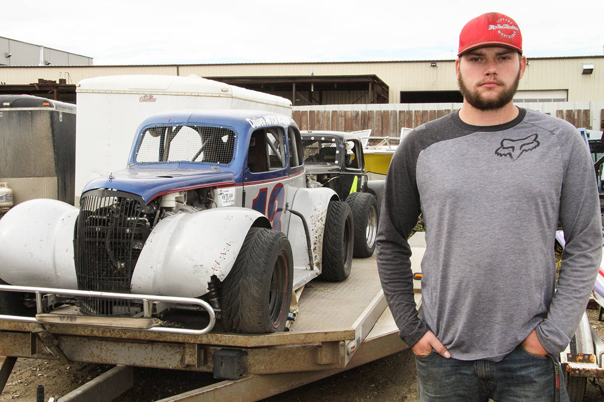 RECOGNITION - Mitchell Mcarady finished second in the province for the Outlaw Legend Dirt Series. Todd Colin Vaughan/Red Deer Express