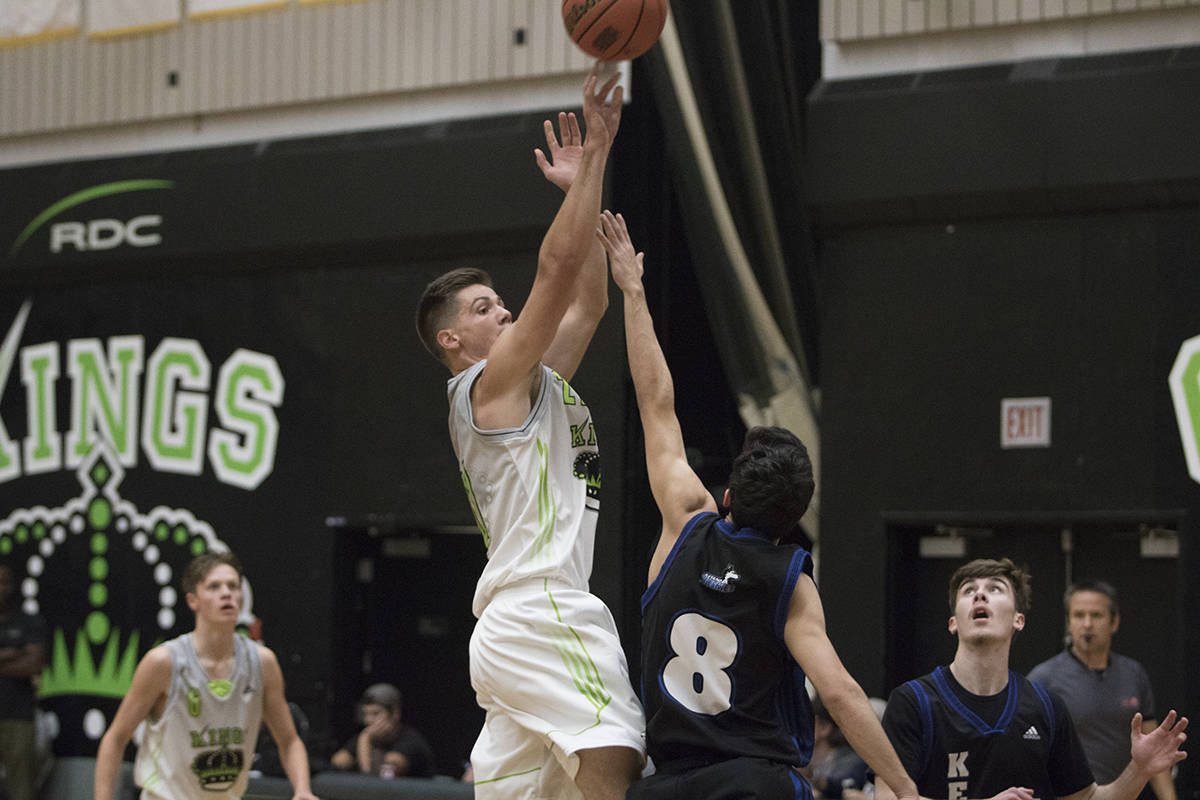 KINGS BASKETBALL - Red Deer product Spencer Klassen had 12 points against Keyano College in the Kings&rsquo; opening exhibition tournament. Todd Colin Vaughan/Red Deer Express