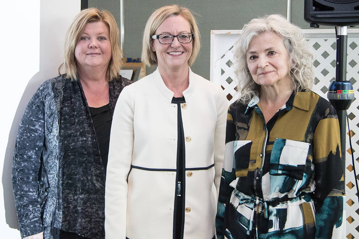 PUBLISHED AUTHORS - RDC English Instructor Dr. Laura Davis , Social Work Instructor Elaine Spencer and History Instructor Dr. Doris MacKinnon presented their published works at the RDC library. Todd Colin Vaughan/Red Deer Express