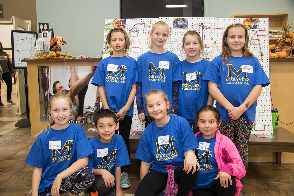 ACTIVE SCHOOLS - Students from Maryview School in Red Deer took park in the Healthy Active Schools Symposium hosted by Ever Active Schools. Todd Colin Vaughan/Red Deer Express