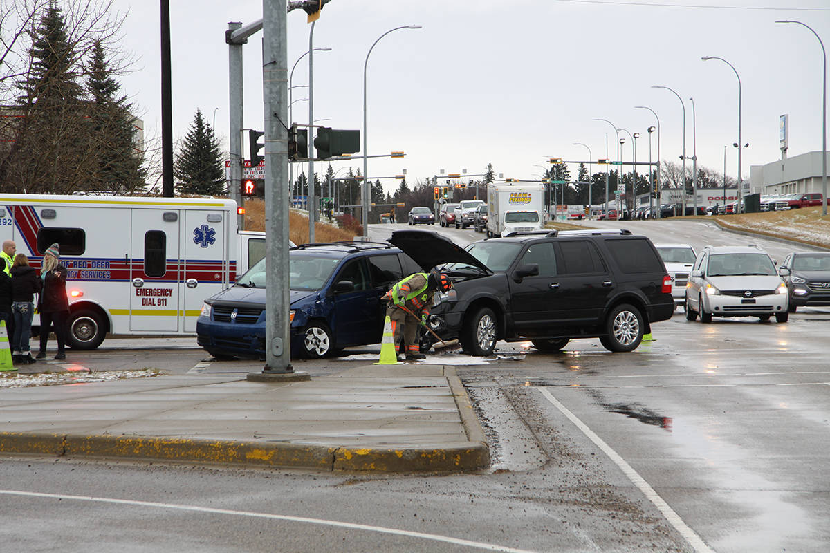 Collision causing major traffic delays