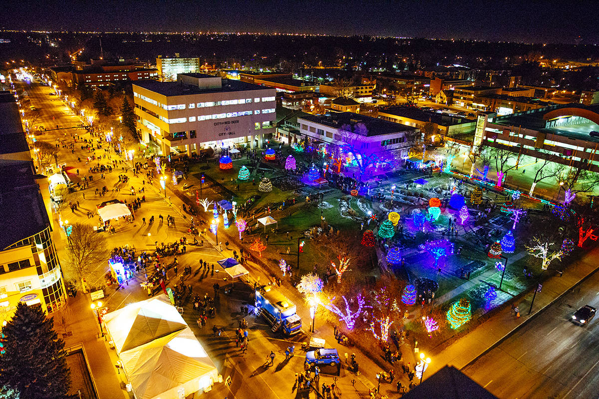 HOLIDAY SPIRIT - Red Deer Lights the Night is for the whole family to enjoy on Nov. 18th in the City’s downtown. The event will kick off the holiday season in Red Deer.photo submitted