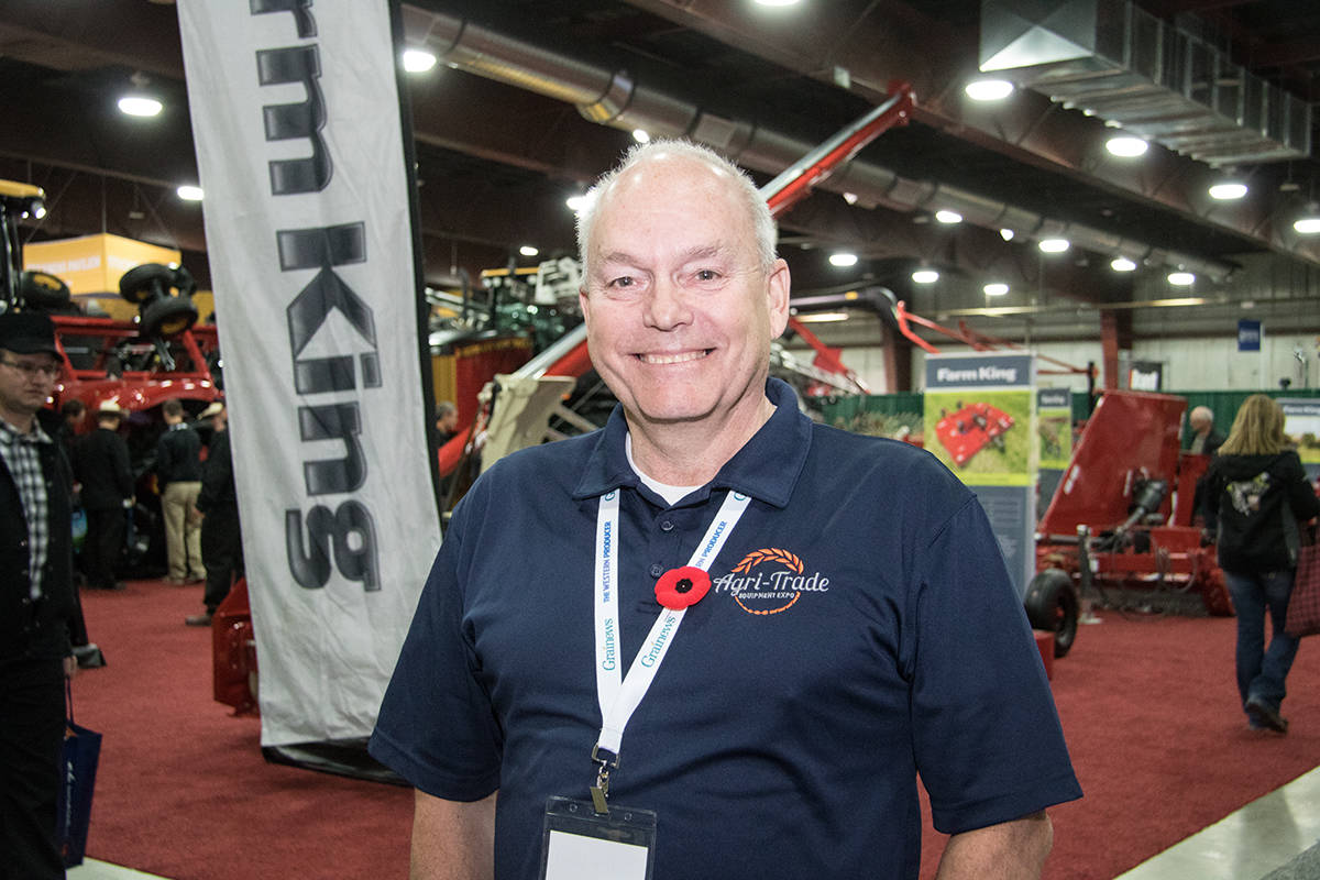 AG SHOW - David Fiddler, show manager of Agri-Trade Equipment Expo, said the show welcomed 33,381 guests in 2017. Todd Colin Vaughan/Red Deer Express