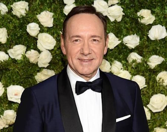 FILE - In this June 11, 2017 file photo, Kevin Spacey arrives at the 71st annual Tony Awards at Radio City Music Hall in New York. (Photo by Evan Agostini/Invision/AP, File)