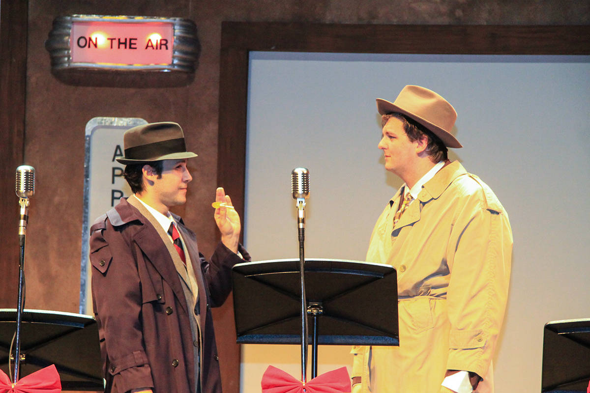 CHRISTMAS CLASSICS - Dragnet will be one of the famous radio shows presented during the RDC mainstage production of Retro Radio Christmas Review.                                Todd Colin Vaughan/Red Deer Express