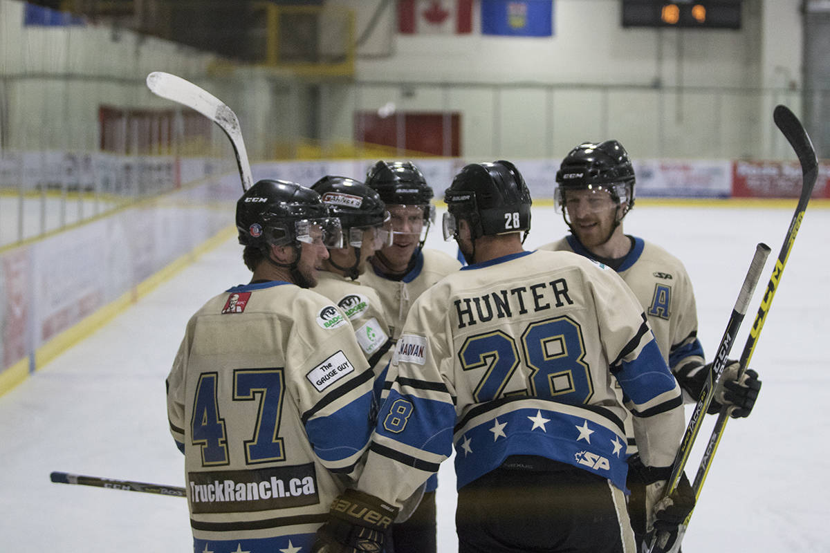 COMMANDING WIN - The Generals had an easy night at the office against the Fort Saskatchewan Chiefs, scoring six goals in the first period en route to an 8-3 win. Todd Colin Vaughan/Red Deer Express