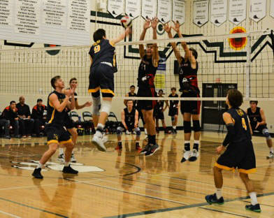 POWER HITTER - Volleyballer Brody Kopec is the November ASDC Athlete of the month. Photo Submitted