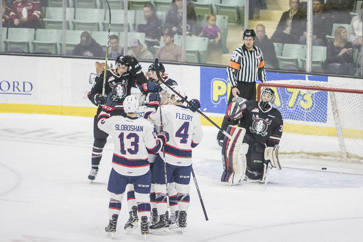 HOME LOSS - The Red Deer Rebels had no answer for the Regina Pats Friday night at the Enmax Centrium, losing 4-2. Todd Colin Vaughan/Red Deer Express