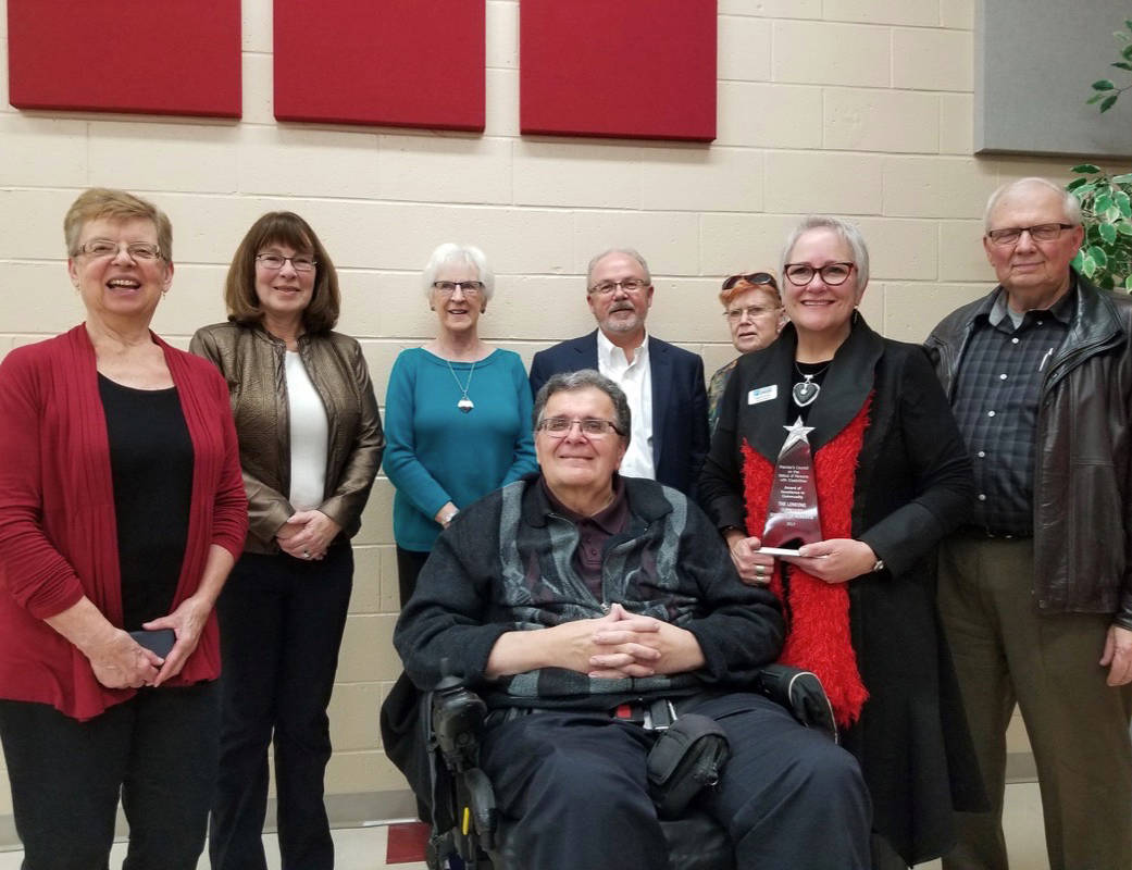 SPECIAL HONOUR - Board members of the Red Deer-based The Lending Cupboard were recently given the ‘Award of Excellence in Community’ from the Premier’s Council on the Status of Persons with Disabilities.photo submitted