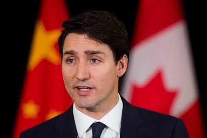 Canadian Prime Minister Justin Trudeau holds a news conference in Beijing, China on Tuesday, Dec. 5, 2017. THE CANADIAN PRESS/Sean Kilpatrick