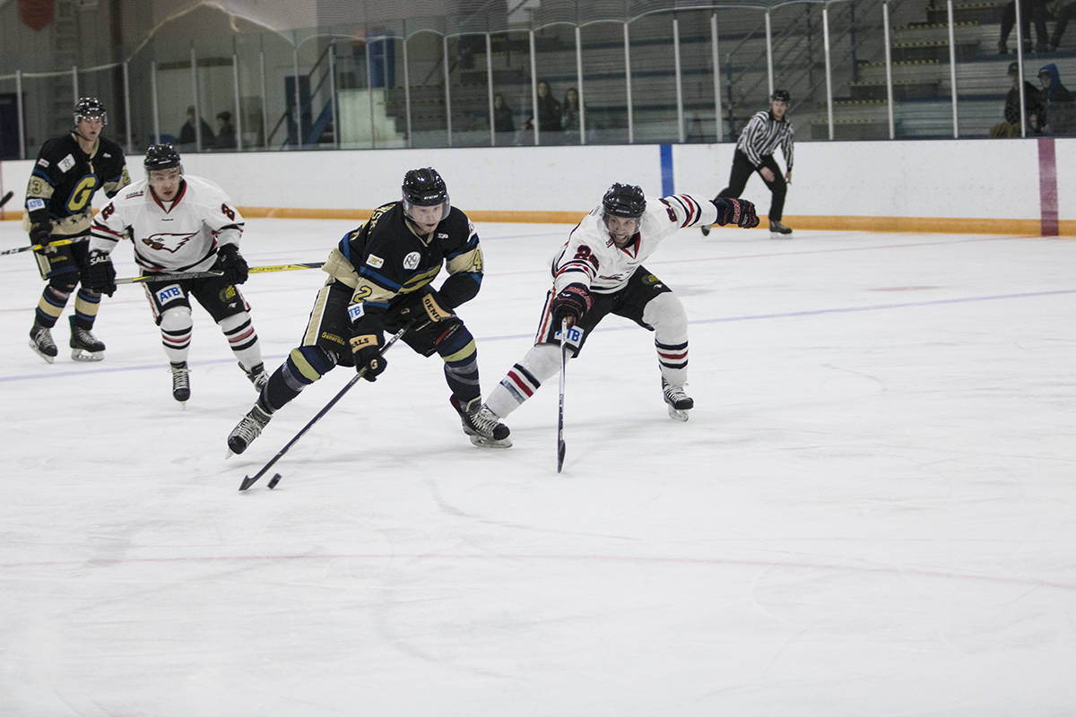 GENERALS WIN - The Lacombe Generals took their second win of the week against the Innisfail Eagles 6-3 on Dec. 17th. Todd Colin Vaughan/Red Deer Express