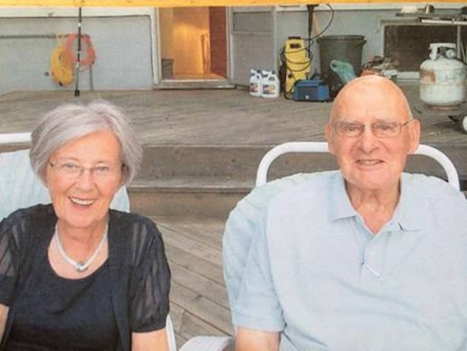 Fred Van Zuiden, right, and his wife Audrey pose in this undated handout photo. Fred van Zuiden turned 87 last month at a secure psychiatric hospital. THE CANADIAN PRESS/HO - Vince Walker