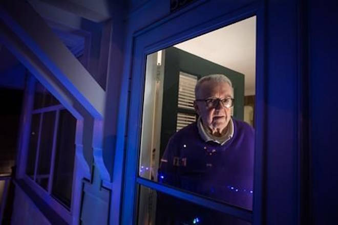 Frederick Dawe, 82, poses for a photograph at his home in Powell River, B.C., on Tuesday December 19, 2017. THE CANADIAN PRESS/Darryl Dyck