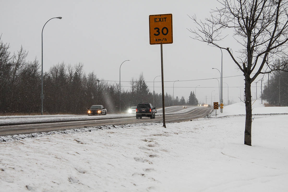 WEATHER UPDATE - Red Deerians can expect cold conditions with high wind cill until the weekend. Todd Colin Vaughan/Red Deer Express