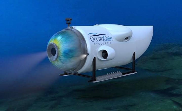 OceanGate’s Cyclops 2 submersible is shown in this undated handout image. Are you a risk-taking adventurer with $130,000 to spare? The first manned survey of the rusting RMS Titanic in 13 years will depart in June from St. John’s, N.L. and they’re still taking applications. THE CANADIAN PRESS/HO-OceanGate **MANDATORY CREDIT**
