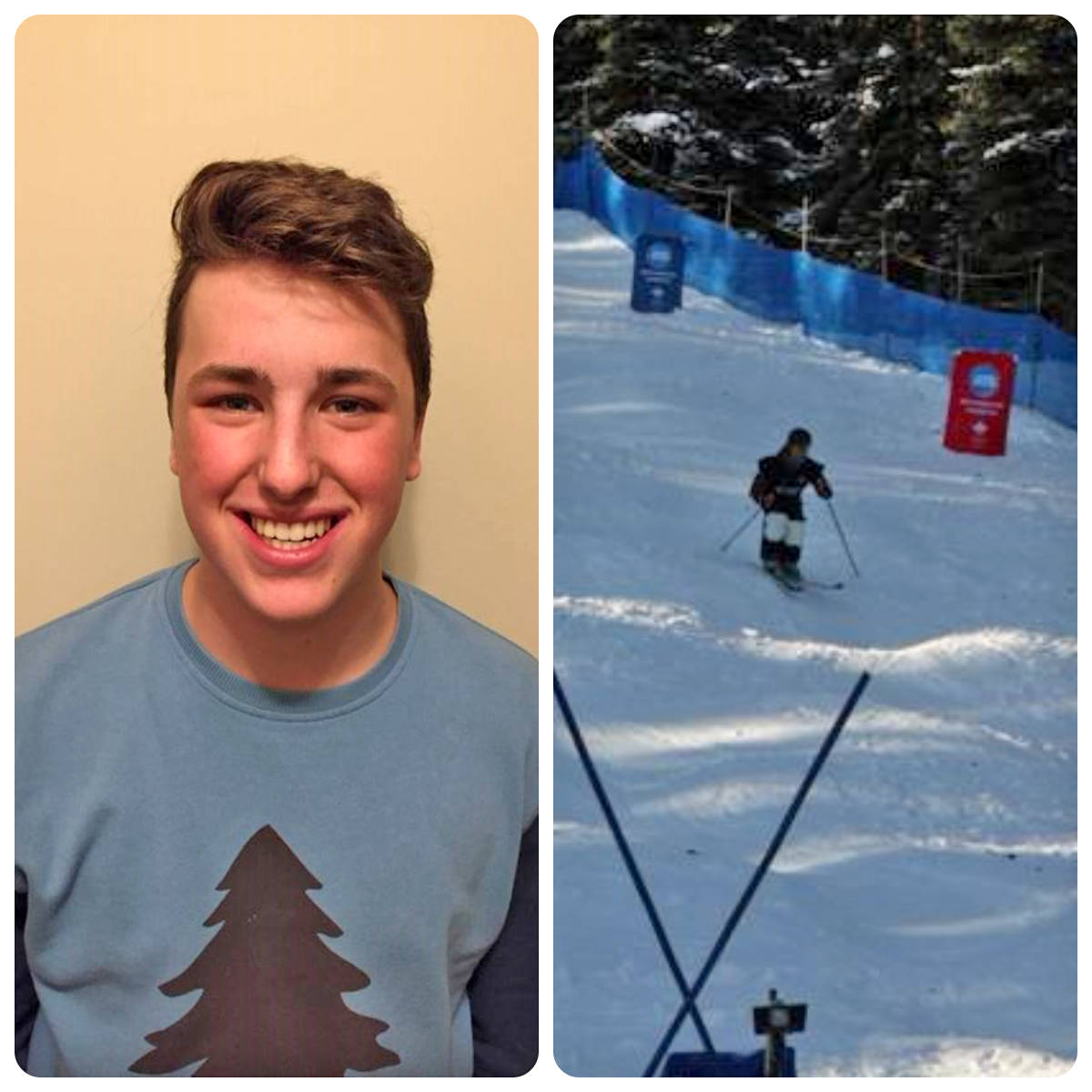STRONG SHOWING - Grade 10 Hunting Hills student Coleman McKee is being recognized for his skiing. McKee was the Alberta Sport Development Centre-Central (ASDC-C) Male Athlete of the Month for January.                                photo submitted