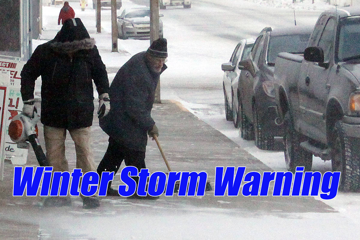 Winter storm warning in effect for Ponoka and area