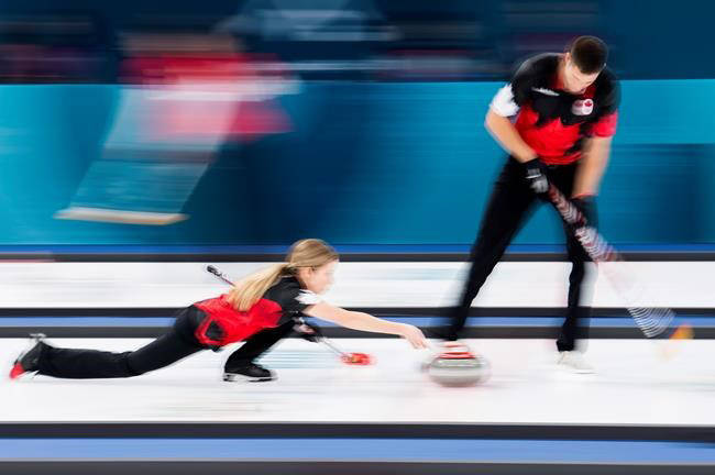 Morris and Lawes open with mixed results in doubles curling at Olympics