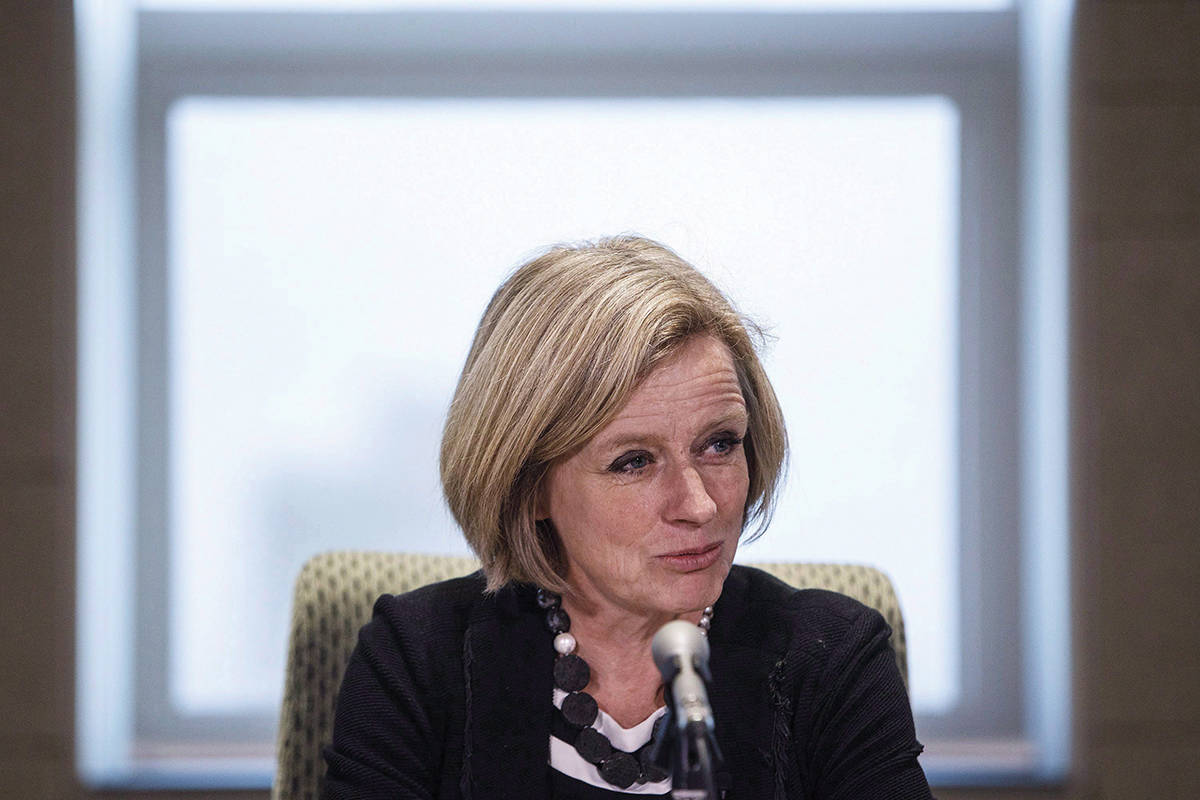 Alberta Premier Rachel Notley. (Black Press files)