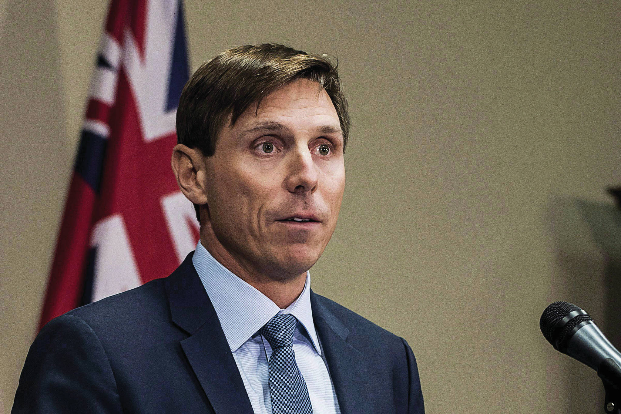 Ontario Progressive Conservative Leader Patrick Brown speaks at a press conference at Queen’s Park in Toronto on Wednesday, January 24, 2018. Brown broke his silence Tuesday, saying "the truth will come out" about the sexual misconduct allegations that prompted him to step down abruptly last month. THE CANADIAN PRESS/Aaron Vincent Elkaim