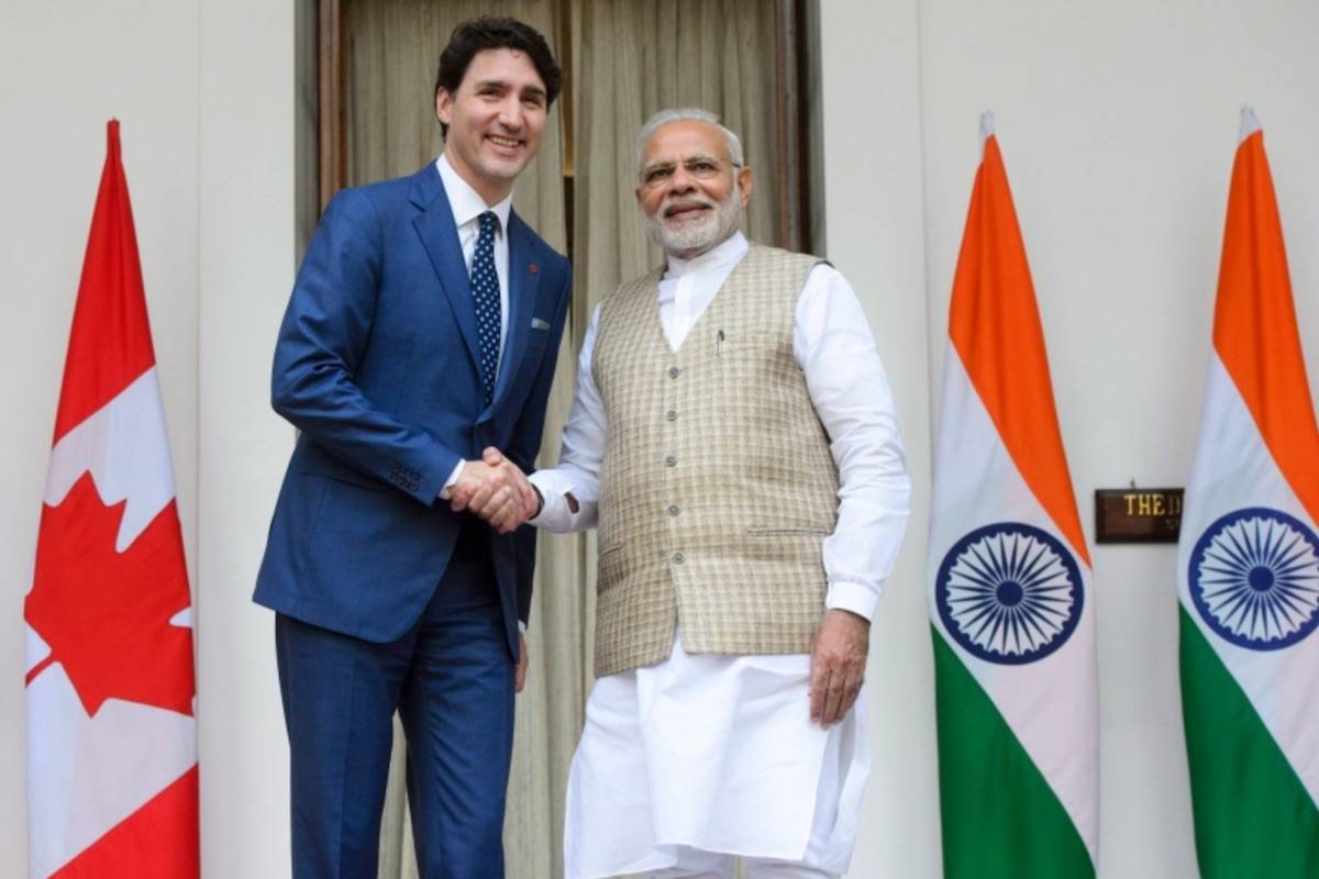 Prime Minister Justin Trudeau meets with Prime Minister of India Narendra Modi at Hyderabad House in New Delhi, India on Friday, Feb. 23, 2018. THE CANADIAN PRESS/Sean Kilpatrick