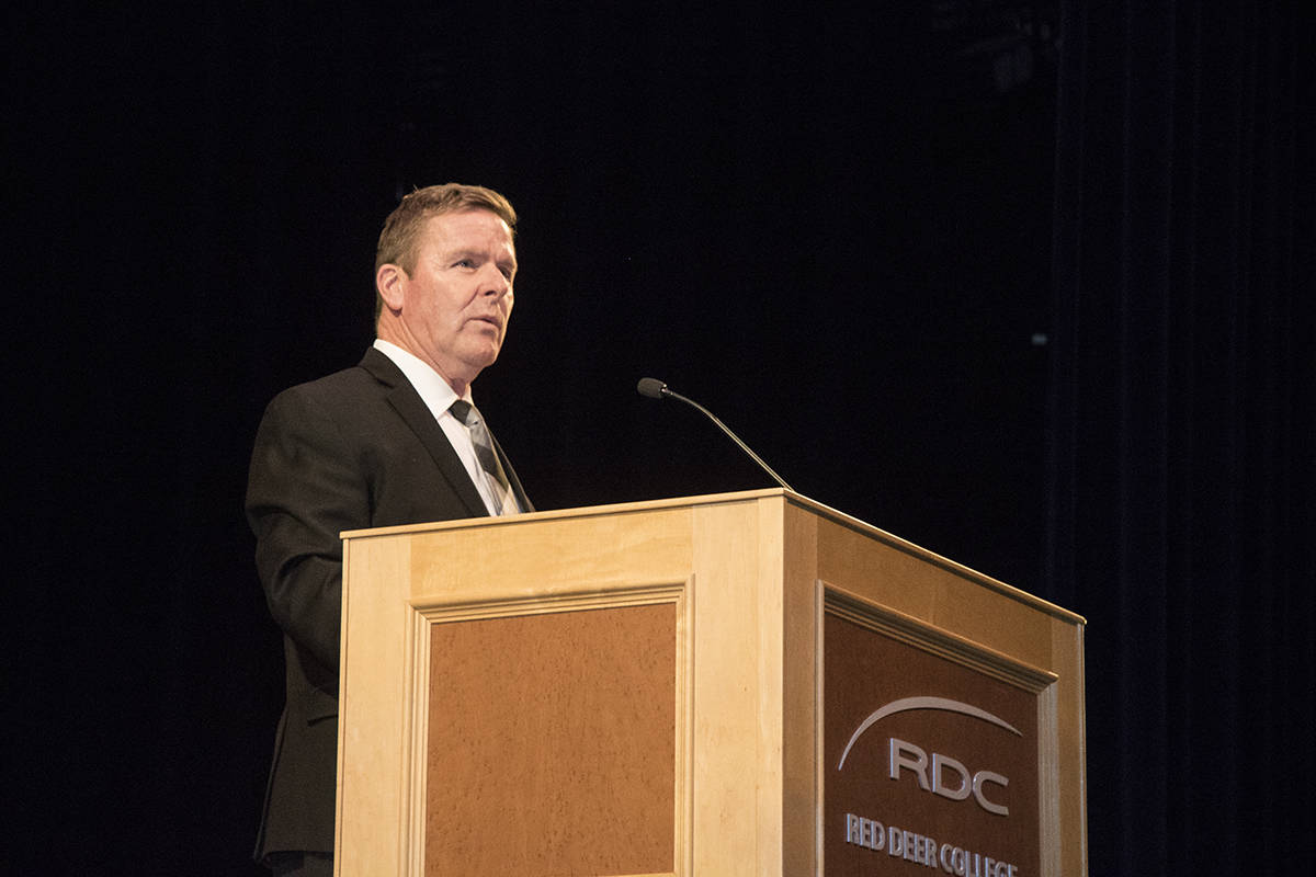 RDC ADDRESS - Red Deer College President Joel Ward will be on hand for ‘The Decision’ on Thursday, March 1st. Todd Colin Vaughan/Red Deer Express