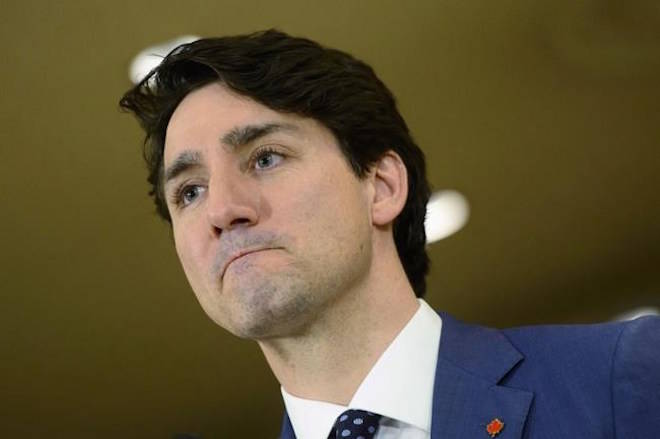 Prime Minister Justin Trudeau holds a press conference in New Delhi, India on Friday, Feb. 23, 2018. A man with an attempted murder conviction who was invited to a reception with Justin Trudeau in India says he had a friendly relationship with the prime minister, and stayed away from the event to save Trudeau from further embarrassment. THE CANADIAN PRESS/Sean Kilpatrick