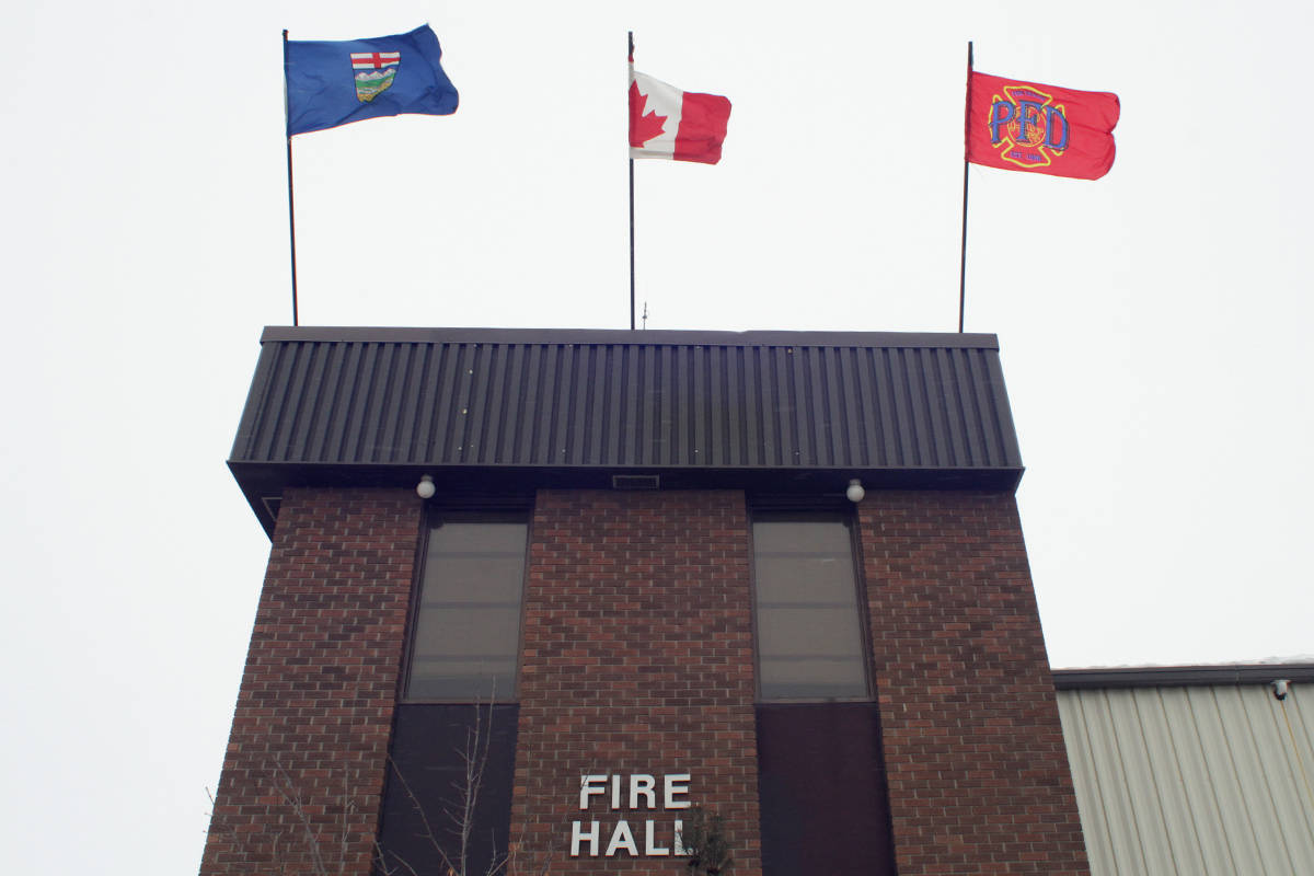 Ponoka County took over fire services for the Town of Ponoka Friday afternoon at 3 p.m. The county held a special meeting at 1 p.m. to discuss the issue and approved the request to take over services. It was intended to come into effect May 1.                                Photo by Jeffrey Heyden-Kaye