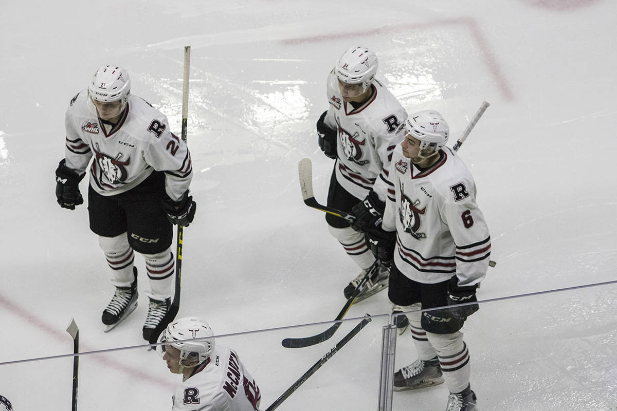 REBELS WIN - The Red Deer Rebels won 5-2 over the Lethbridge Hurricanes on Wednesday, keeping their home-ice playoff dream alive. Todd Colin Vaughan/Red Deer Express