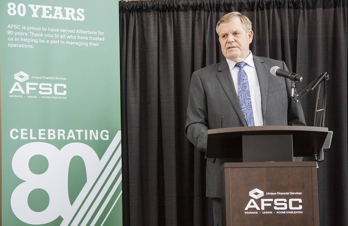 NEW CEO - Steve Blakely will take over as AFSC CEO starting May 1st. Todd Colin Vaughan/Lacombe Express