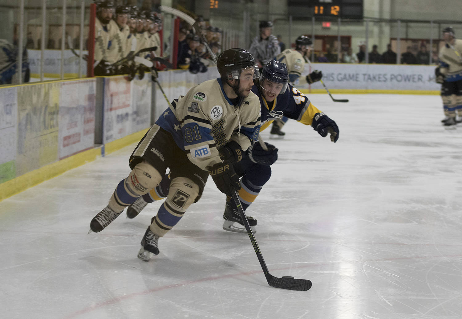 ALLAN CUP - The Lacombe Generals play their first game of the 2018 Allan Cup against the host team Rosetown on Tuesday, April 10th. Lacombe Express File Photo