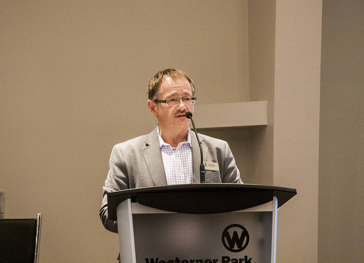 NEW INFRASTRUCTURE - Westerner Park CEO Ben Antifaiff recently revealed the park’s updated Land Use Master Plan, which includes potentially $180 million in improvements. Todd Colin Vaughan/Red Deer Express