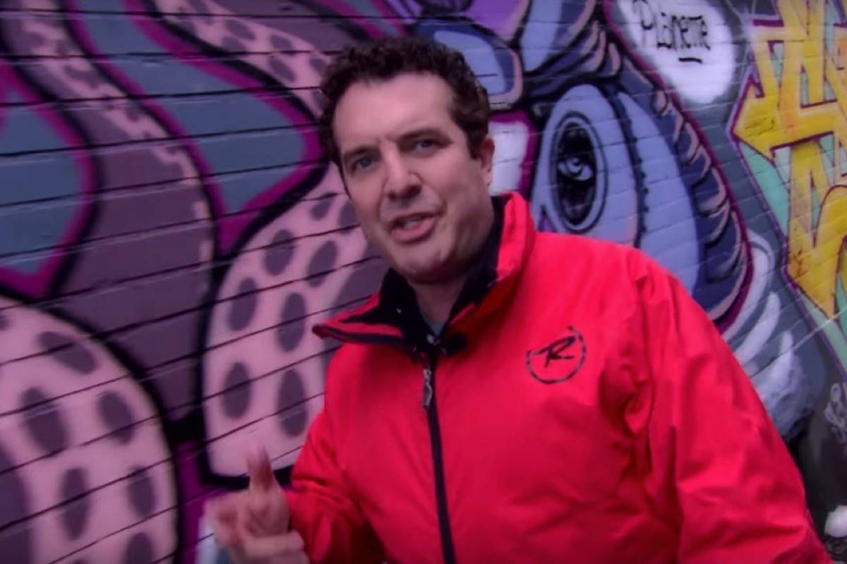 Rick Mercer rants in Grafitti Alley in Toronto. (Rick Mercer Report)