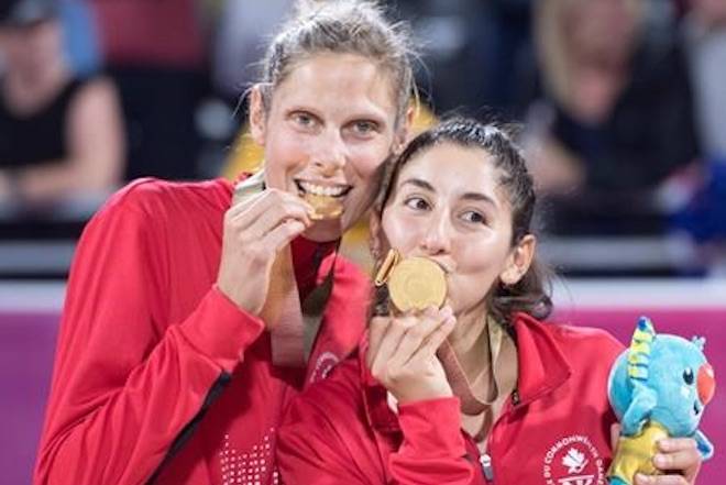 Canadians make history by winning inaugural Commonwealth Games beach volleyball