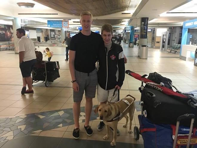 Stephen and Justin Wack are shown in an undated photo. Stephen Wack (left), a 21-year old defenceman with the Humboldt Broncos, was killed when the team’s bus collided with a semi truck at an intersection on the way to a playoff game. His funeral, along with three other players, will be held Tuesday at Rogers Place in Edmonton. THE CANADIAN PRESS/HO-Courtesy of Justin Wack