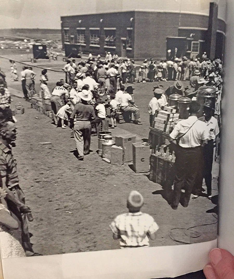 BACK THEN - The official opening of the Cantuar pump station in Saskatchewan in 1955 taken by Tom Pyper’s wife Margaret.
