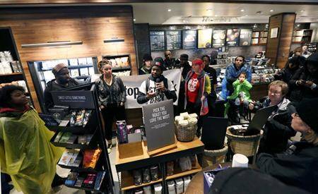 Men arrested at Starbucks say they feared for their lives