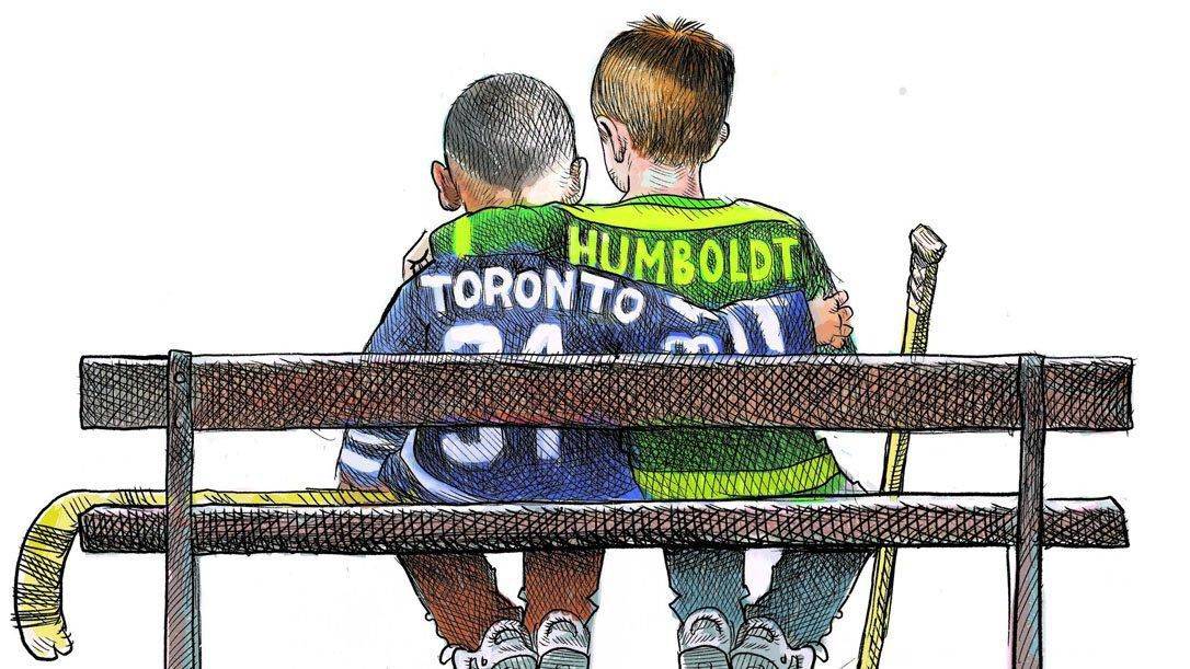 Cartoonist captures public mood following Toronto, Humboldt tragedies