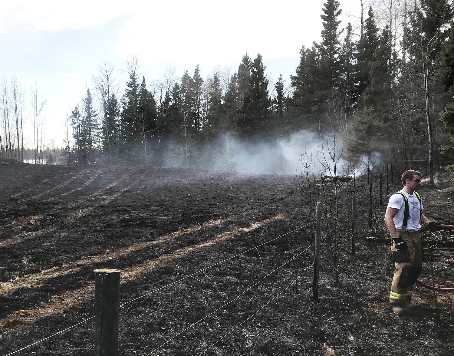 Grass fires keep Rimbey firefighters busy