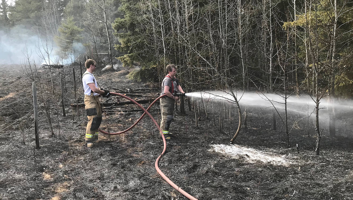 Grass fires keep Rimbey firefighters busy