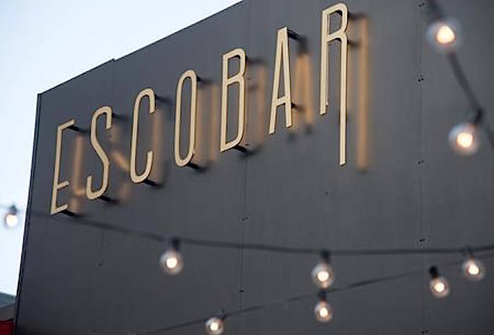 Escobar the restaurant is pictured in Vancouver, B.C., Tuesday, May, 1, 2018. A Latin-themed restaurant in Vancouver is drawing criticism for the name it shares with a famed Colombian drug lord linked to thousands of deaths. A spokeswoman for Escobar restaurant said they aren’t trying to make a statement or offend anyone with the name. THE CANADIAN PRESS/Jonathan Hayward