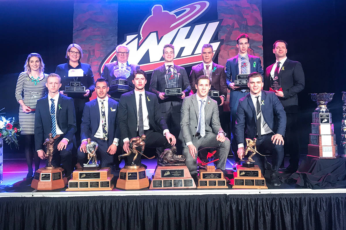 WHL AWARDS - The WHL handed out their top honours at the WHL Awards in Red Deer on May 2nd. Todd Colin Vaughan/Red Deer Express