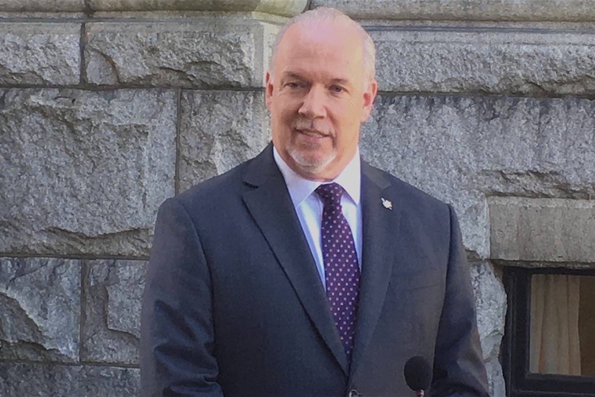 Premier John Horgan. File photo.